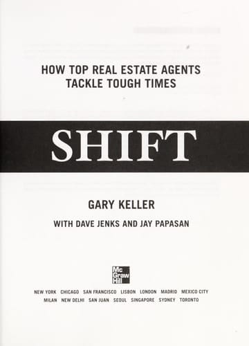 SHIFT: How Top Real Estate Agents Tackle Tough Times (PAPERBACK)