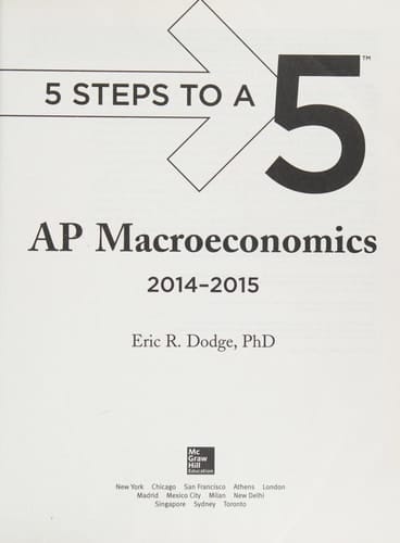 5 Steps to a 5 AP Microeconomics, 2014-2015 Edition