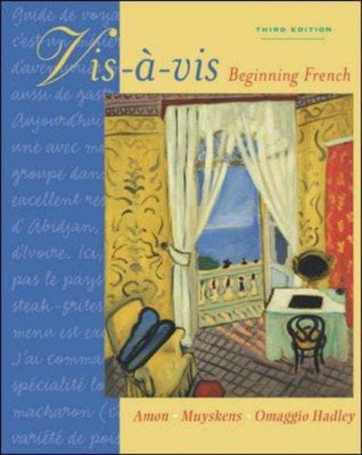 Vis-à-vis : beginning French