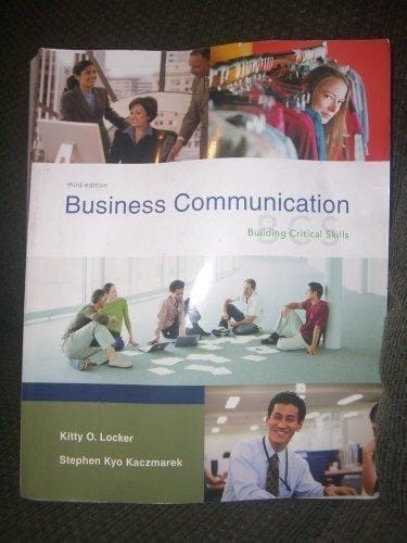Business Communication Building Critical Skills