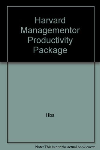 Harvard Manage Mentor Productivity Package