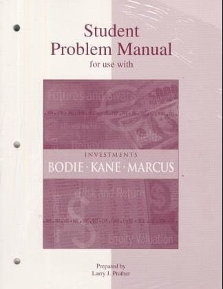 Shrinkwrap Investments (0071238204) with Student Problem Manual (0072861843)