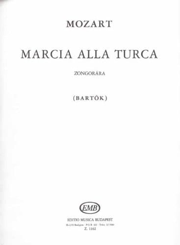 MOZART - Marcha Turca (K.331) para Piano (Bartok)