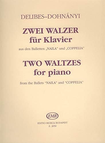 Two Waltzes from the ballets "Naila" and "Coppelia" (Piano)