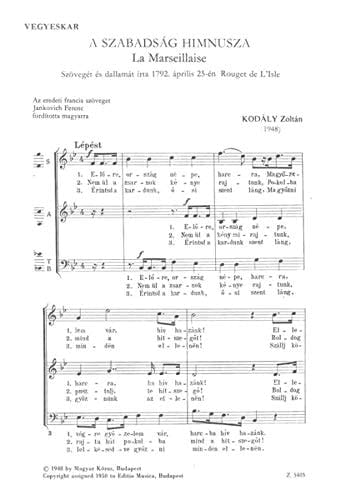 A SZABADSAG HIMNUSZA CHANT