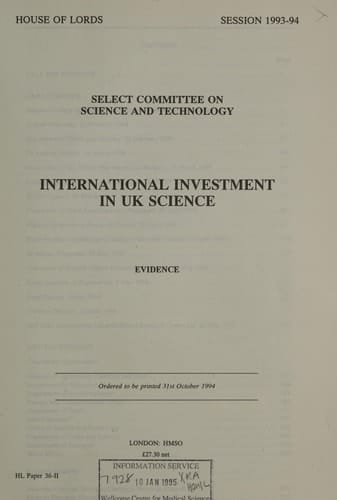 4th Report [Session 1993-94]