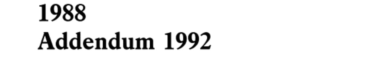 British Pharmacopoeia 1988 Addendum 1992