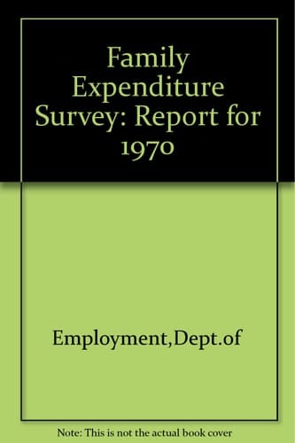Family Expenditure Survey Report for 1970