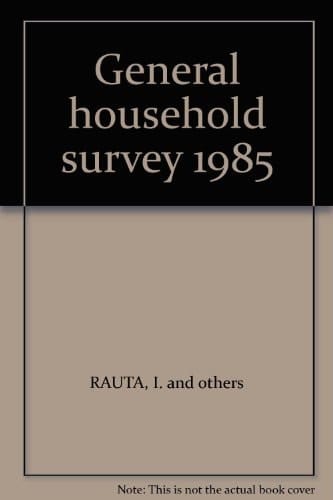 General Household Survey, 1985 Informal Careers