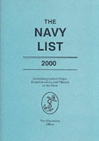 Navy List, 2000