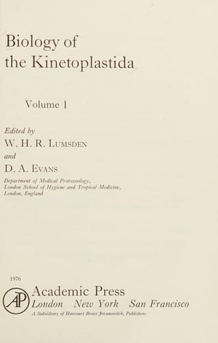 Biology of the Kinetoplastida