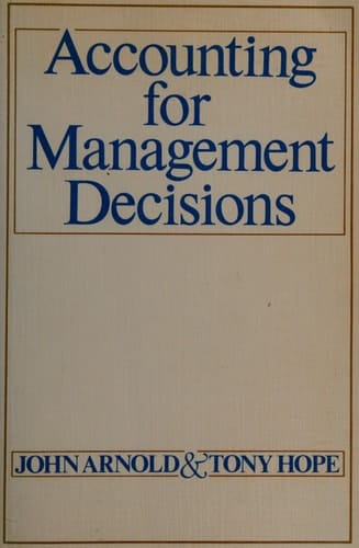 Accounting for Management Decisions