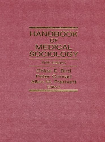 Handbook of Medical Sociology