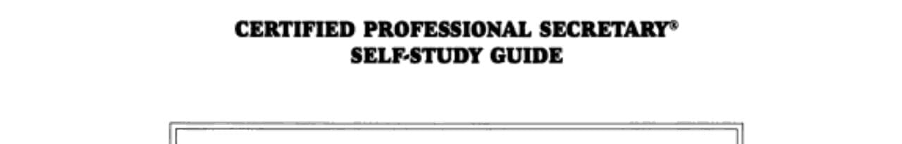 Finance and Business Law CPS Examination Review