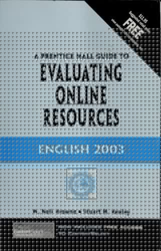 A Prentice Hall guide to evaluating online resources: English 2003