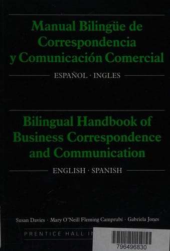 Bilingual Handbook of Business Correspondence and Communication