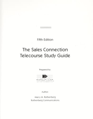 Sales Connectiontelecourse Study Guide