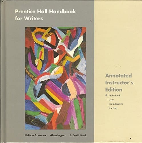 Handbook for Writers