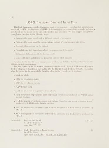 SPSS Lisrel 7, a Guide to the Program and Applications
