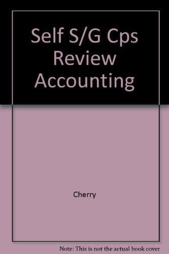 Self S/G Cps Review Accounting