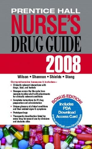 Prentice Hall Nurse's Drug Guide 2009