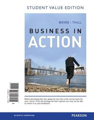 Business In Action Student Value Edition
