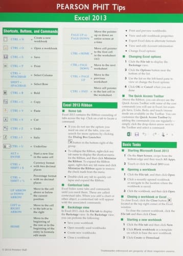 Prentice Hall Excel 2013 PHIT Tip