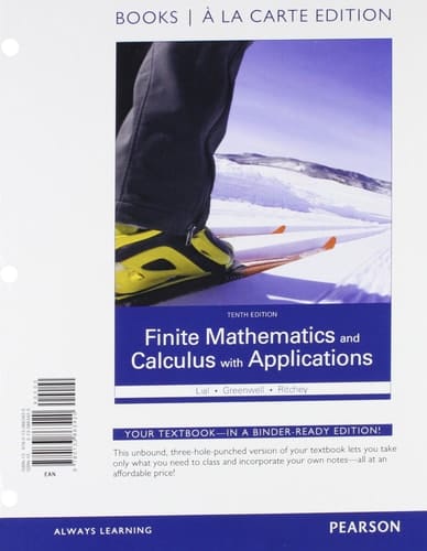 Finite Mathematics and Calculus with Applications Books a la Carte Plus Mymathlab Package
