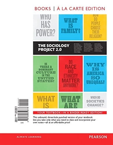 Sociology Project: Introducing the Sociological Imagination, The, Books a la Carte Edition Plus Revel -- Access Card Package