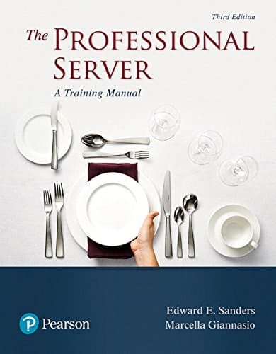 The Professional Server A Training Manual