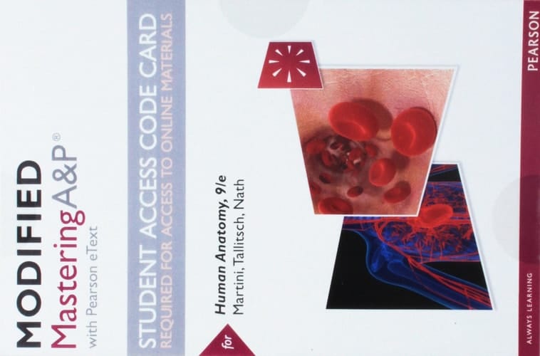 Mastering A&P with Pearson eText Access Code for Human Anatomy