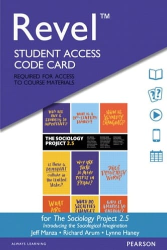 The Sociology Project 2.5 Revel Access Code Introducing the Sociological Imagination