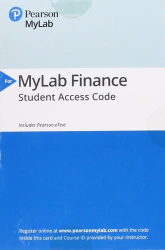 MyLab Finance with Pearson eText Access Code for Personal Finance