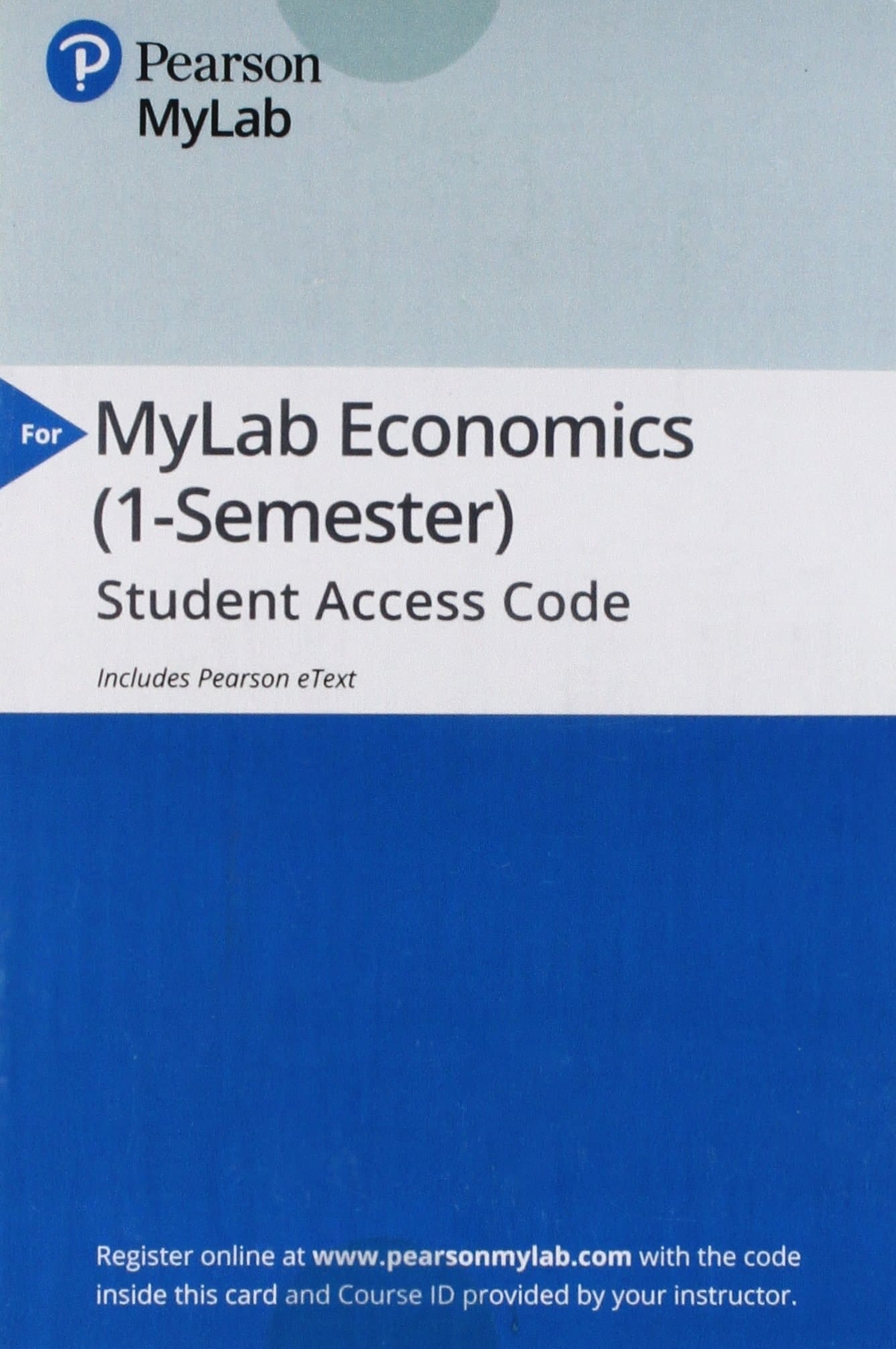 Macroeconomics Pearson Mylab Economics Access Code Includes Pearson Etext
