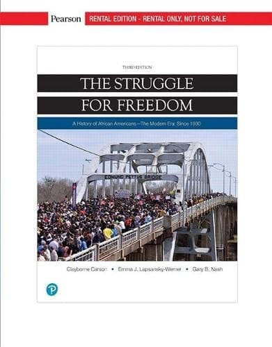 The Struggle for Freedom The Modern Era Since 1930