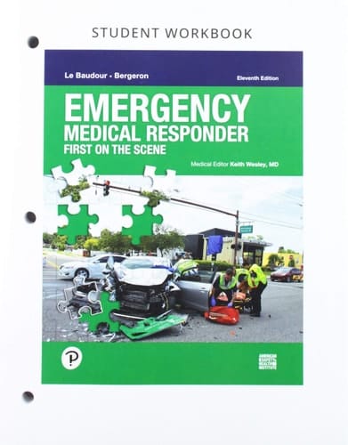 Workbook for Emergency Medical Responder First on Scene