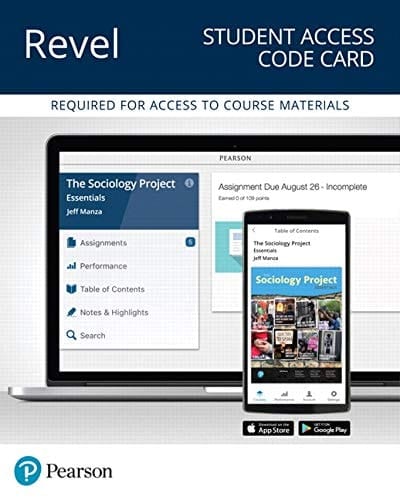 Revel for The Sociology Project 1.5: Introducing the Sociological Imagination, Updated First Canadian Edition -- Access Card