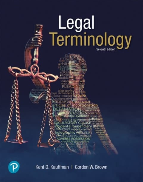 Legal Terminology (Pearson+)