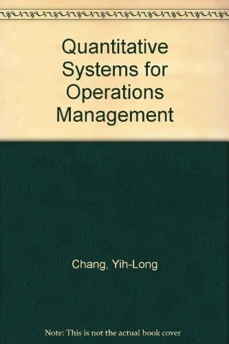 QSOM Quantitative Systems for Operations Management
