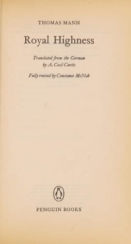 Royal Highness (Modern Classics)