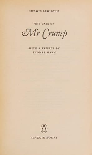 The Case of Mr. Crump (Modern Classics)