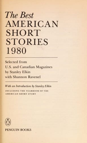 The Best American Short Stories 1980