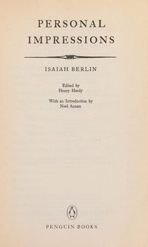 Personal Impressions