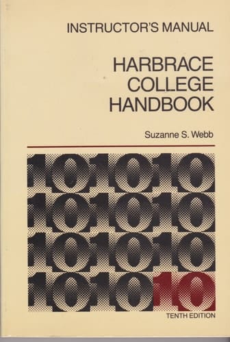 Harbrace College Handbook