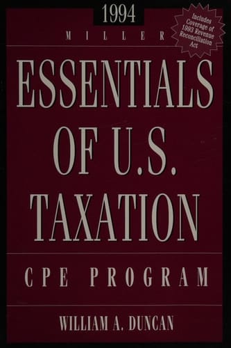 Essentials of U.S. Taxation CPE Program