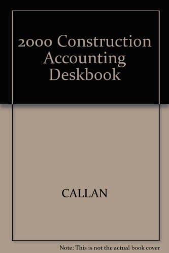 2000 Construction Accounting Handbook