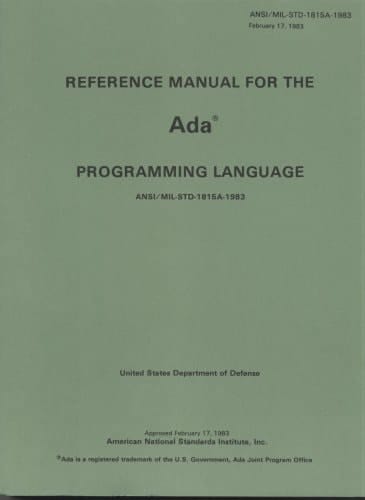 Reference Manual for the Ada Programming Language