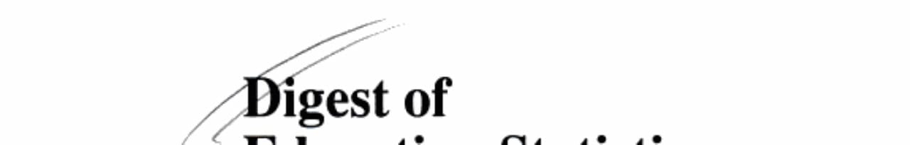 Digest of Education Statistics, 1992