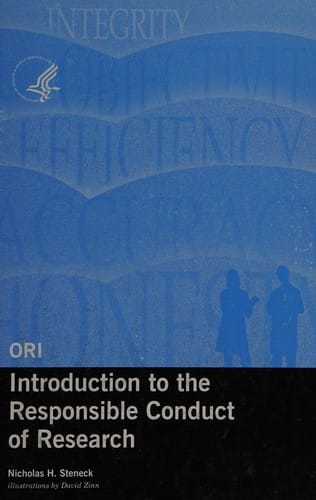 ORI introduction to the responsible conduct of research