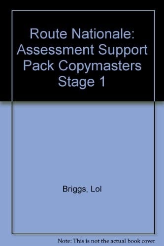 Route Nationale - 1 Assessment Support Pack Copymasters